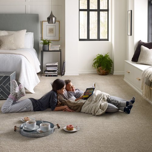 Kids reading on bedroom floor - Floor Fashions of Virginia in the Charlottesville, VA area