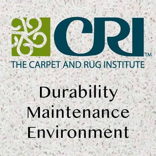 The Carpet and Rug Institute logo on carpet from Floor Fashions of Virginia in the Charlottesville, VA area